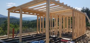 konstrukcja drewniana sauna - zewnętrzna
