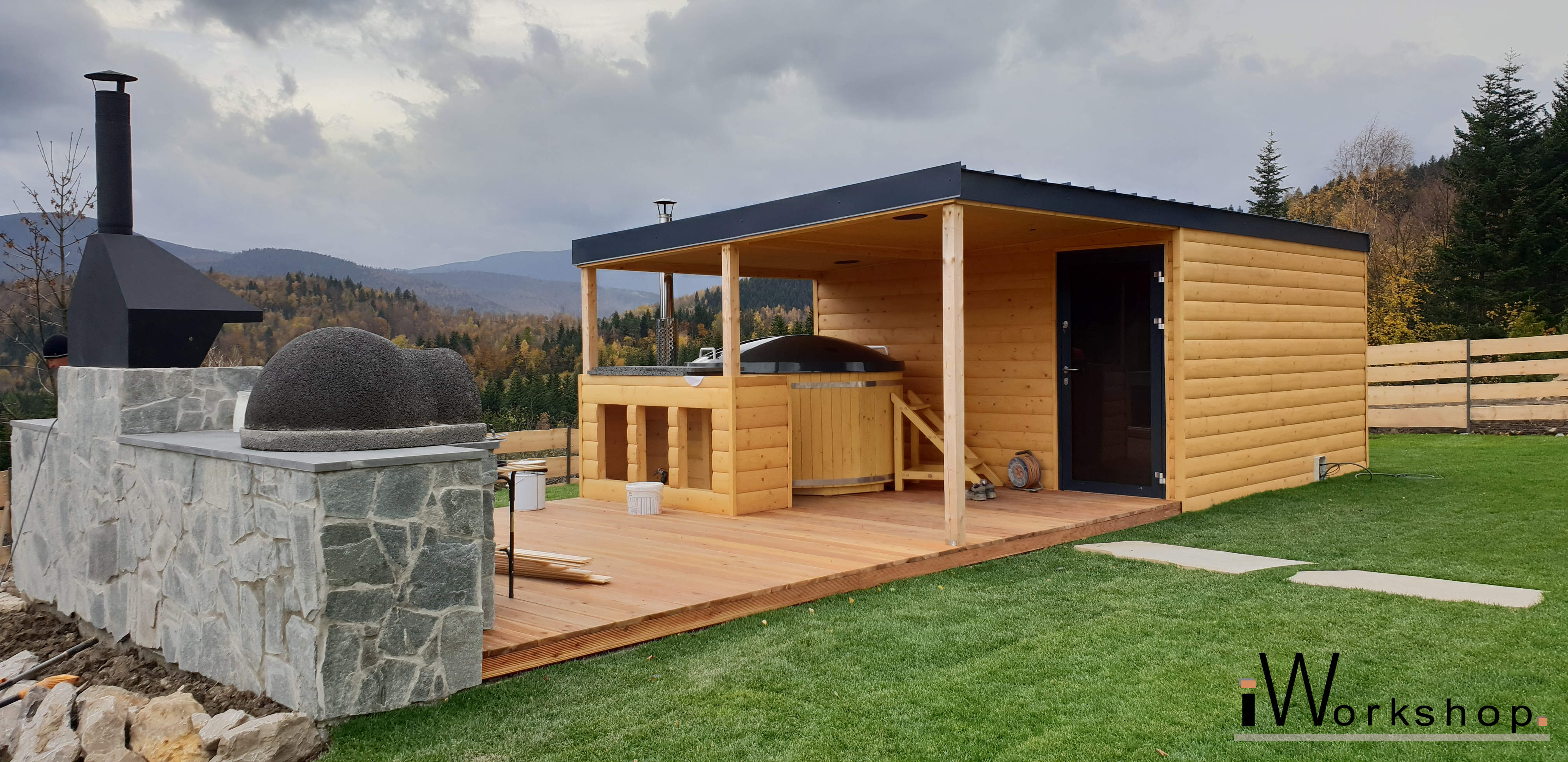 sauna ogrodowa - Zawoja